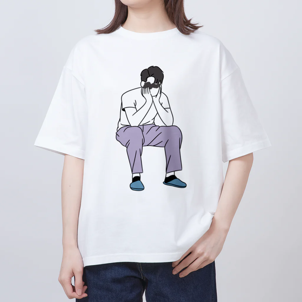 納豆ごはんのイケメンとお話し中 オーバーサイズTシャツ