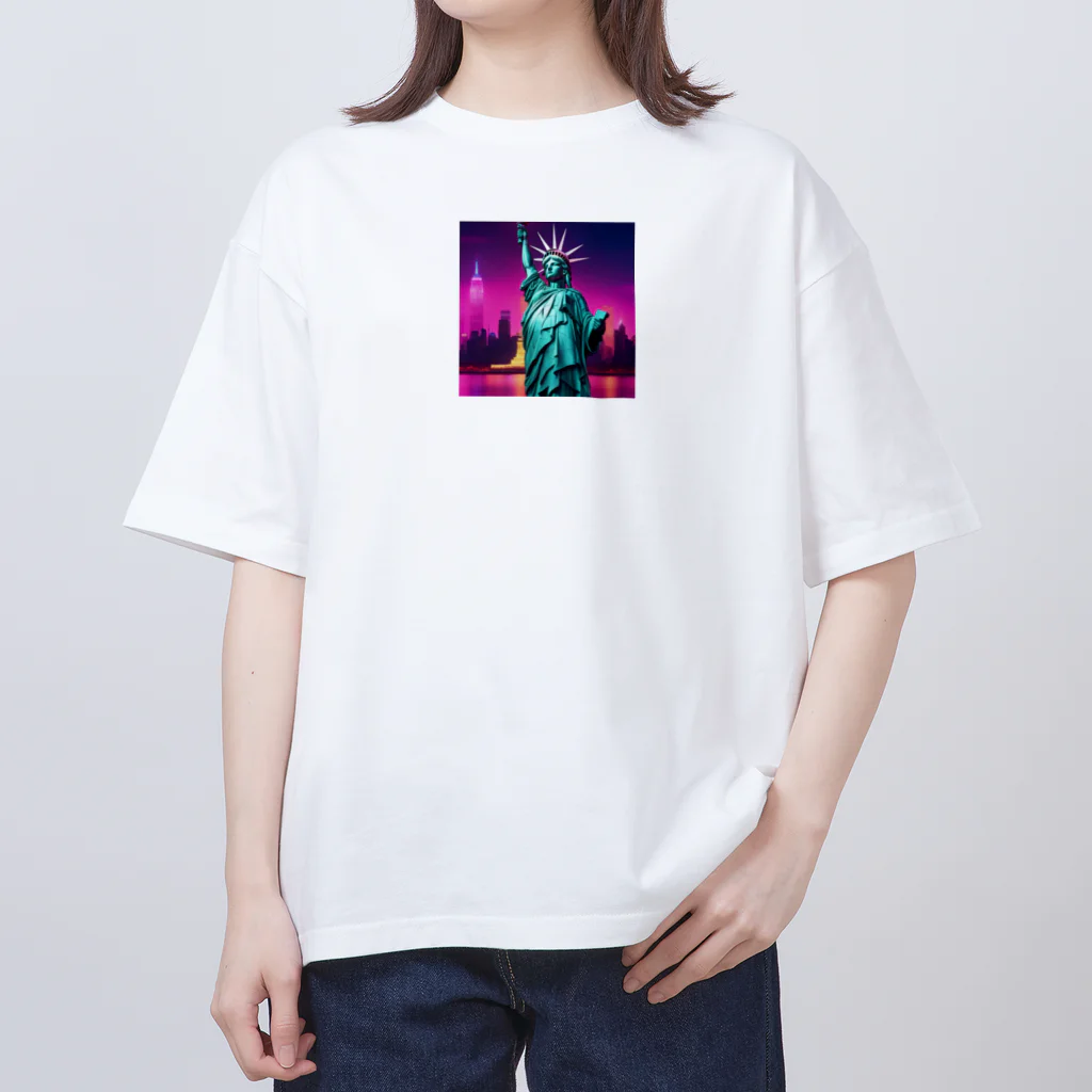 Saori_malaysiaの自由の女神 Oversized T-Shirt