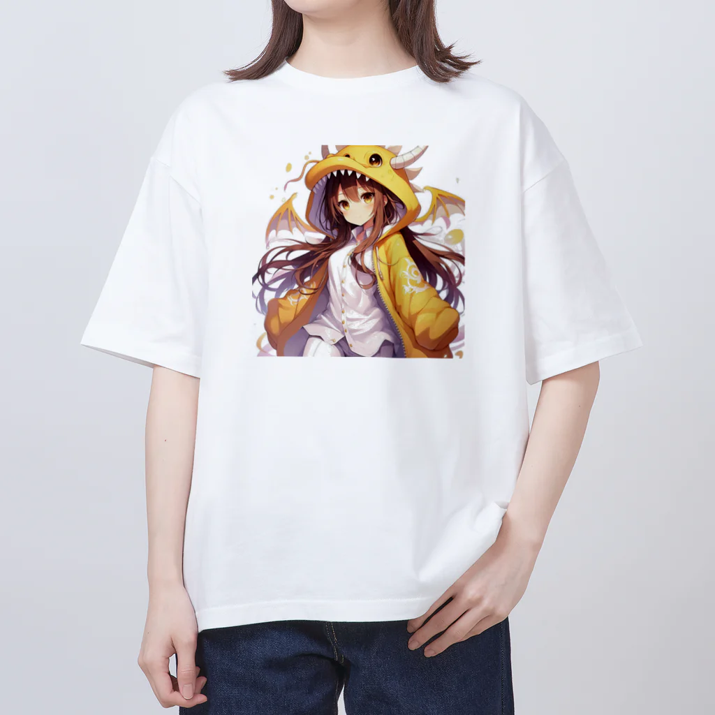 dramusumeの季節外れなドラ娘 オーバーサイズTシャツ