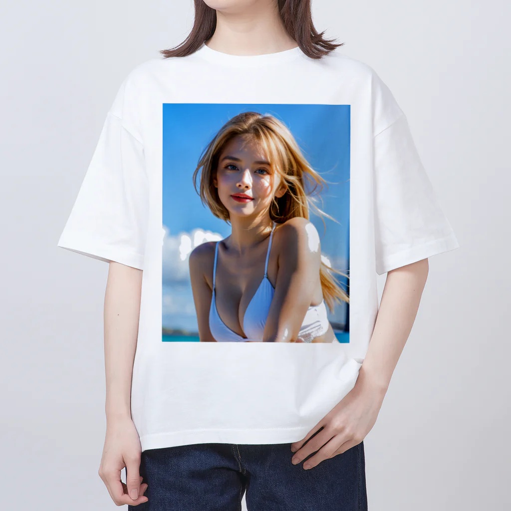 Ayumi_Mumeiの魅惑の白人美女アイリス オーバーサイズTシャツ