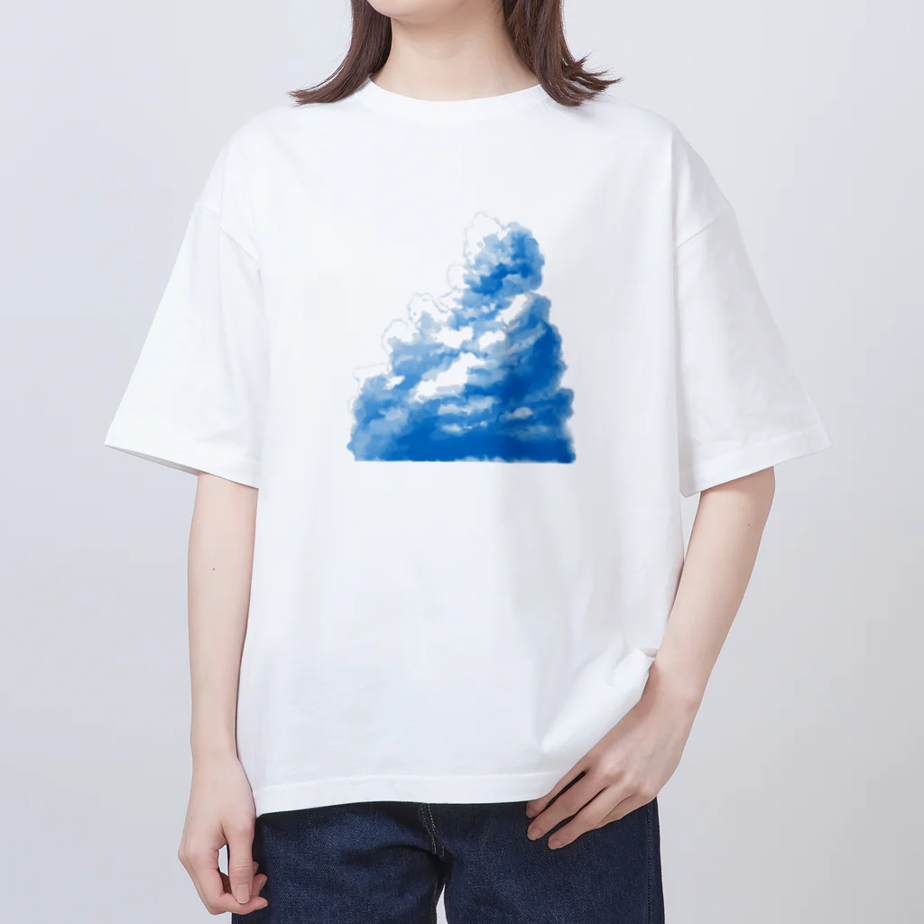 梅乃実茶漬け本舗の夏の入道雲 Oversized T-Shirt