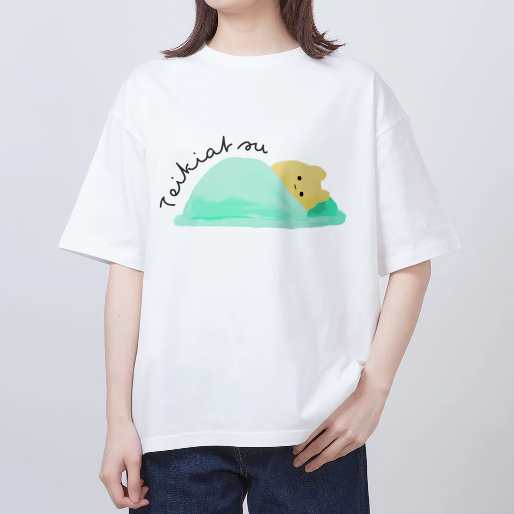 テレパシーズー犬のTeikiatsu 低気圧 オーバーサイズTシャツ