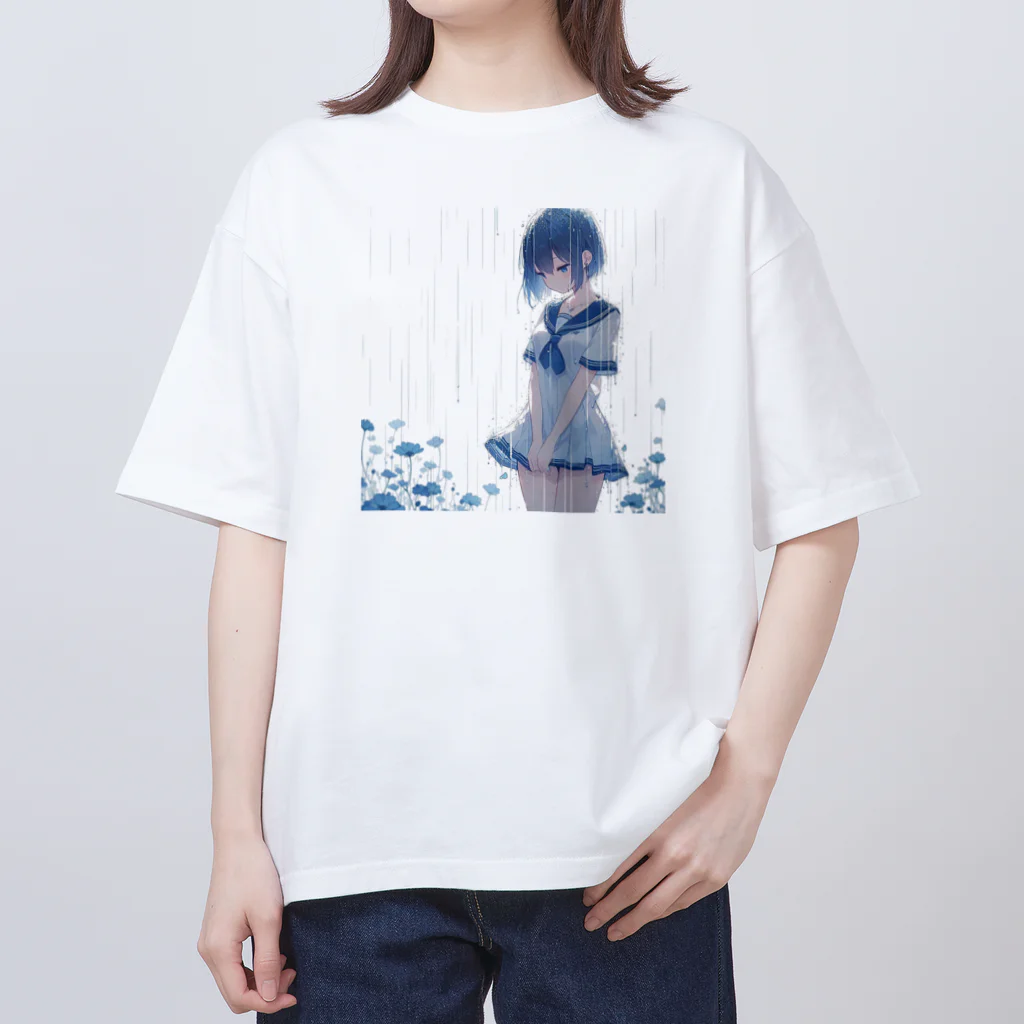 chika_22の千賀、傘を忘れる オーバーサイズTシャツ