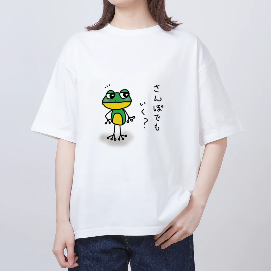 Mikanのカエルくん オーバーサイズTシャツ
