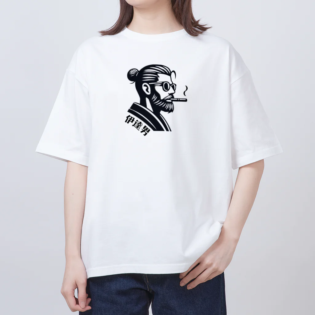 UKIYO-E_POP_by_convert_worksの伊達男 Oversized T-Shirt