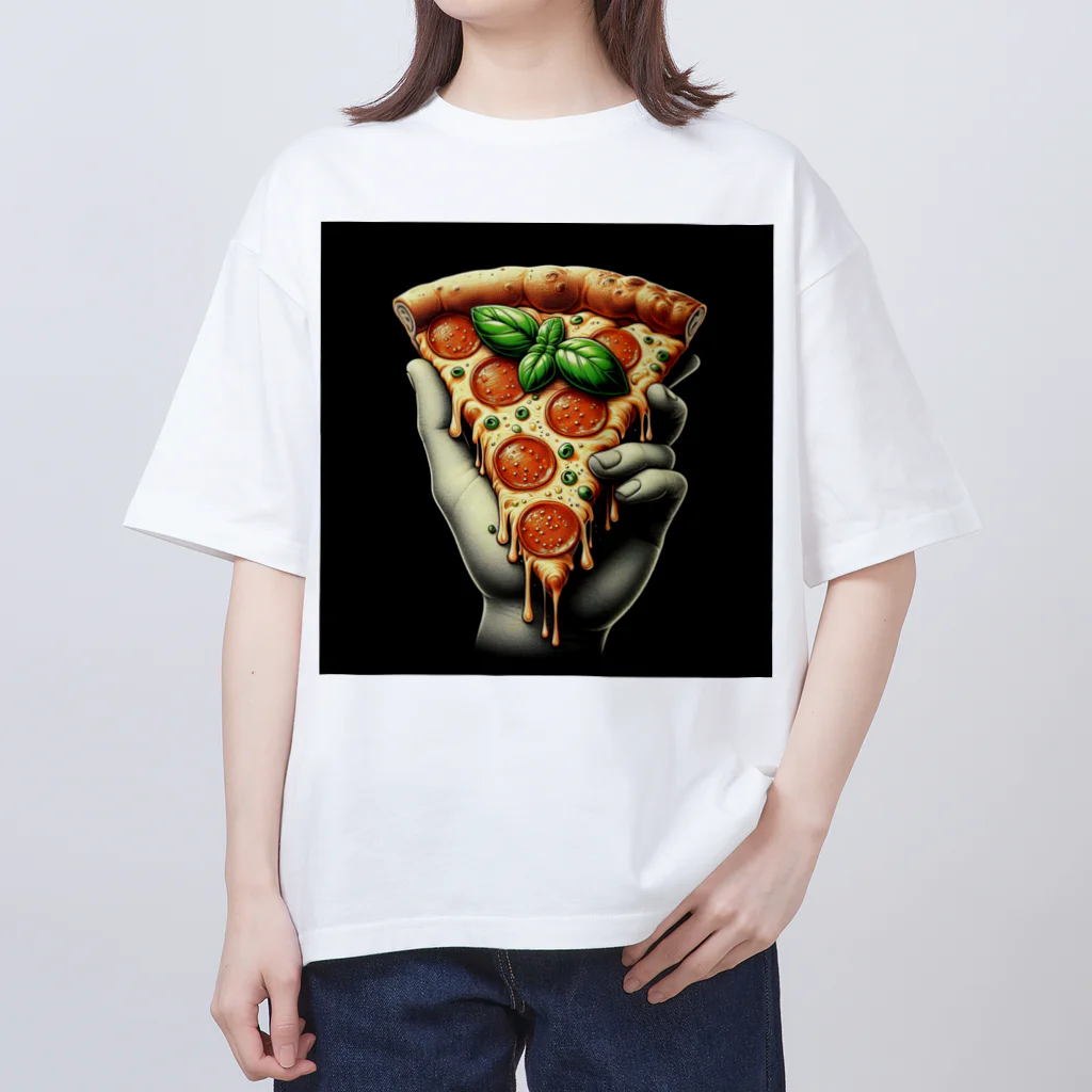 yuriseのおしゃれなpizzaのグッズ Oversized T-Shirt