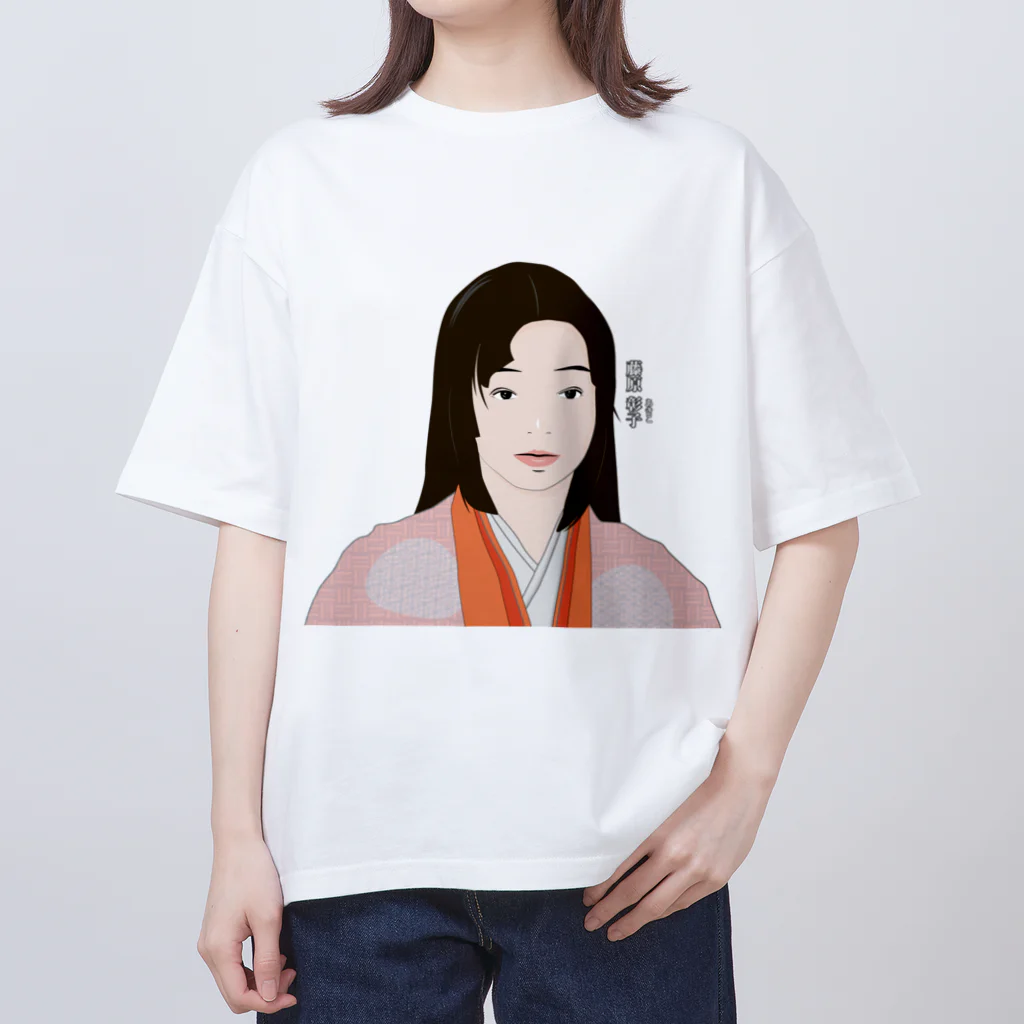 あられチャンネルの光る君へ　藤原彰子 オーバーサイズTシャツ