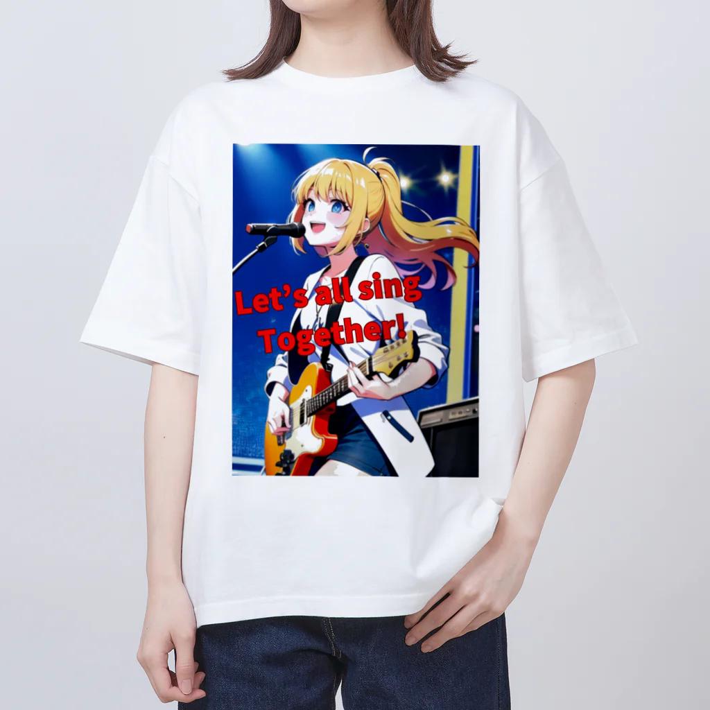 フリーダムのみんな一緒に歌おう！ Oversized T-Shirt