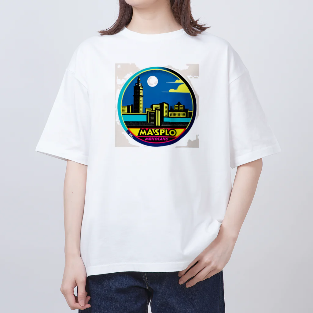 GoogleTamaniriyousuruのFantasy city2 Oversized T-Shirt