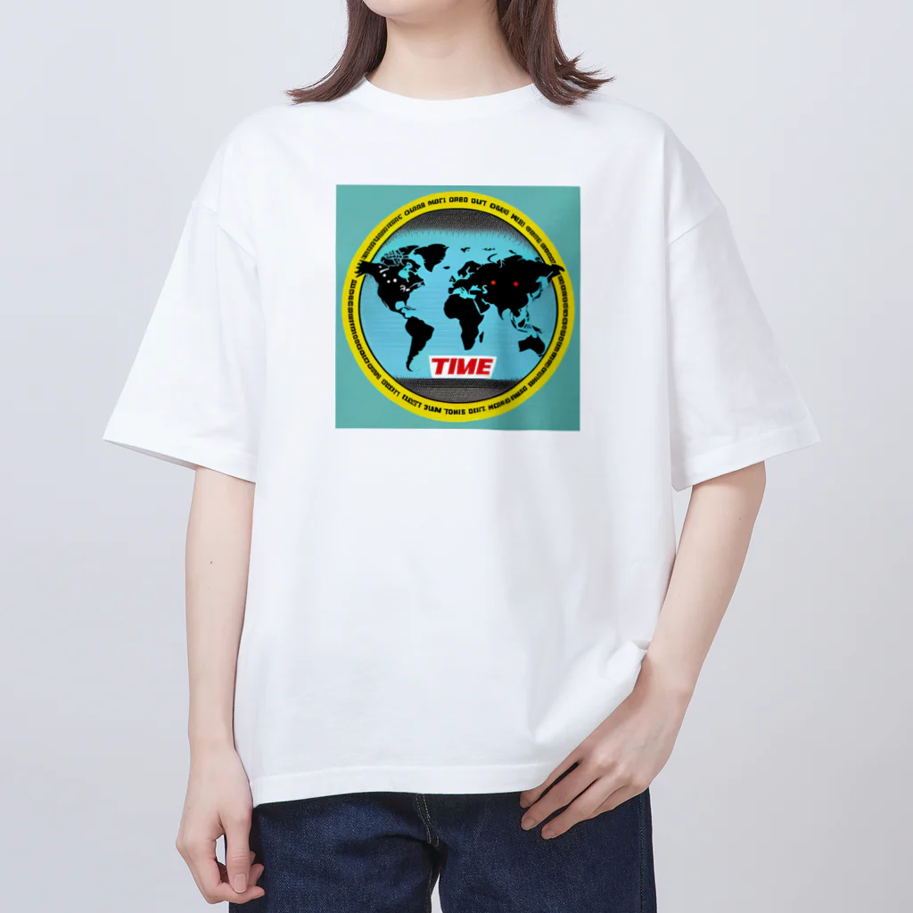 GoogleTamaniriyousuruのFuture world Oversized T-Shirt