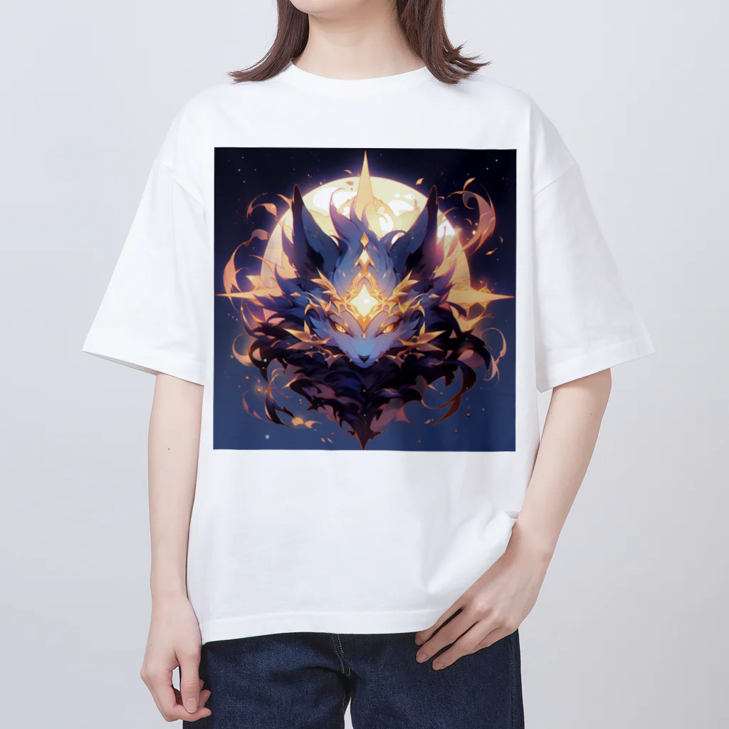 緋色シノの【モンスターシリーズ】オオカミ Oversized T-Shirt