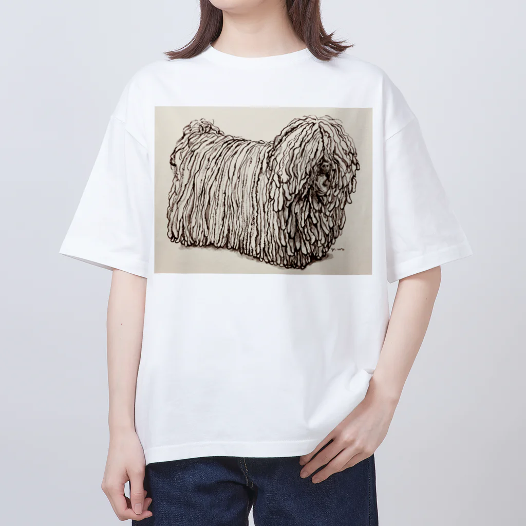 光平洋子のかしこいプーリー犬(歯) Oversized T-Shirt