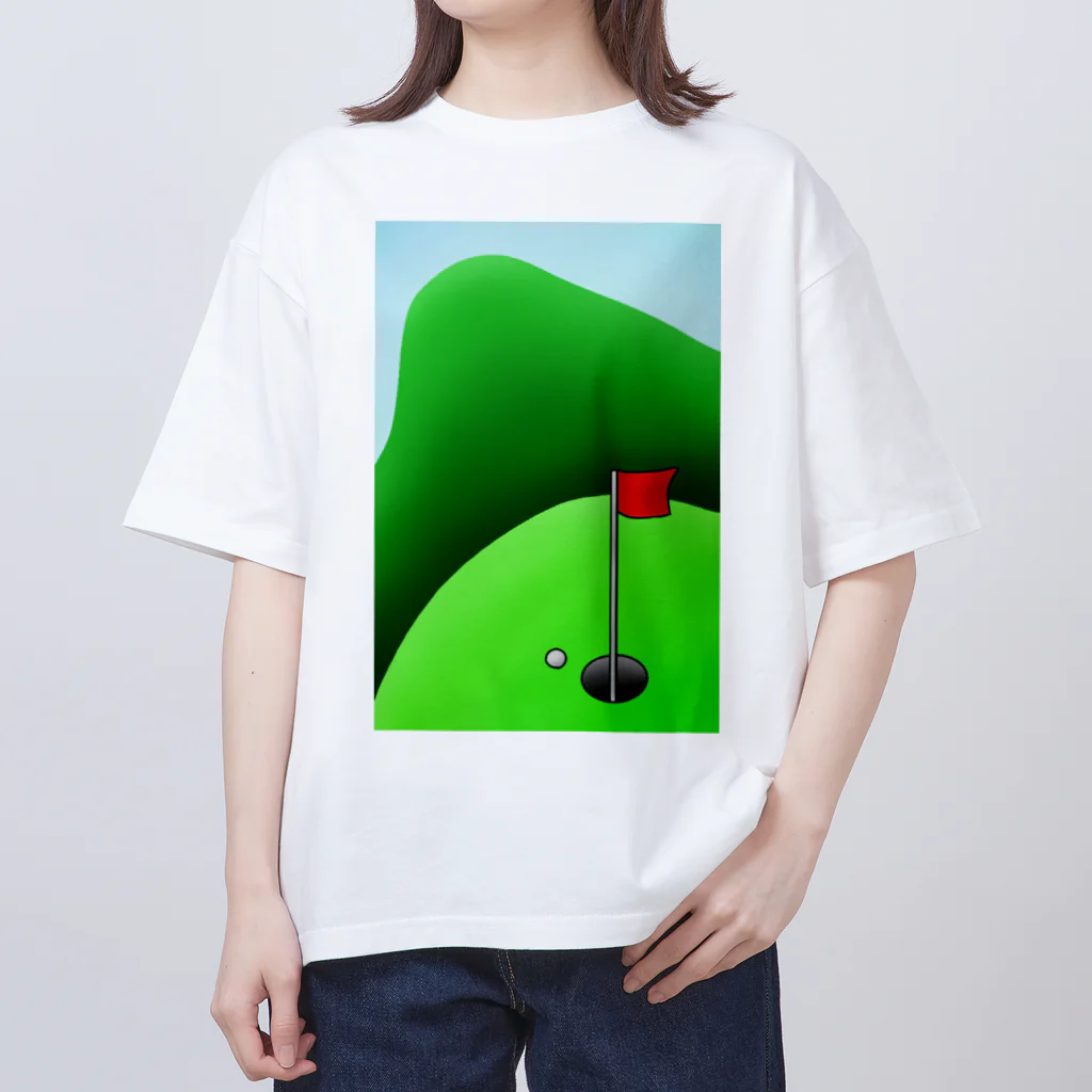 Lily bird（リリーバード）の長くのびるゴルフ場 Oversized T-Shirt