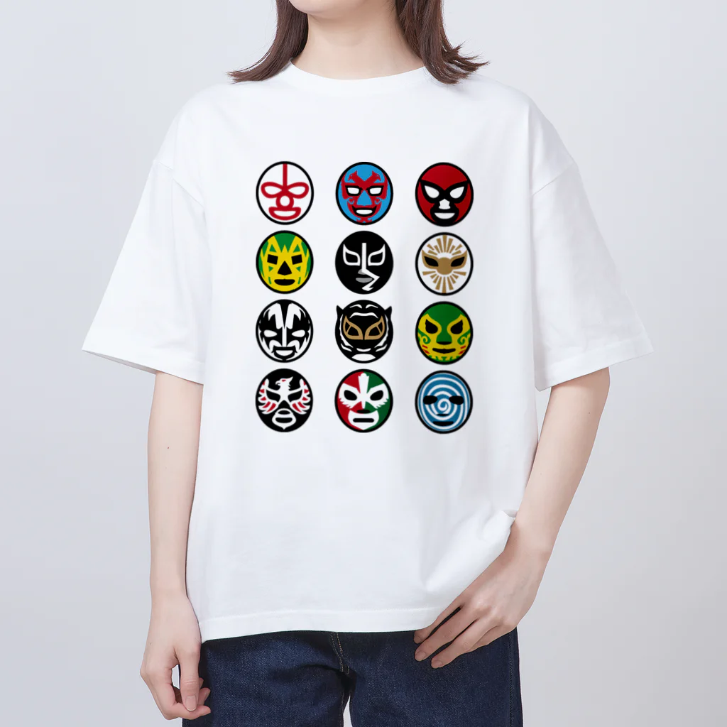 LUCHAのMASKMAN TWELVE DOS オーバーサイズTシャツ