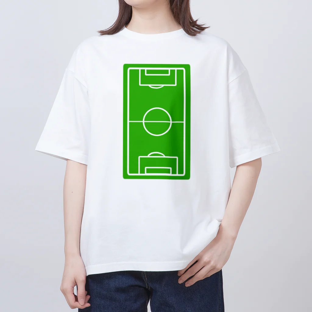 happy_25chanのサッカーコート柄スマホケース（iPhone 7/8） Oversized T-Shirt