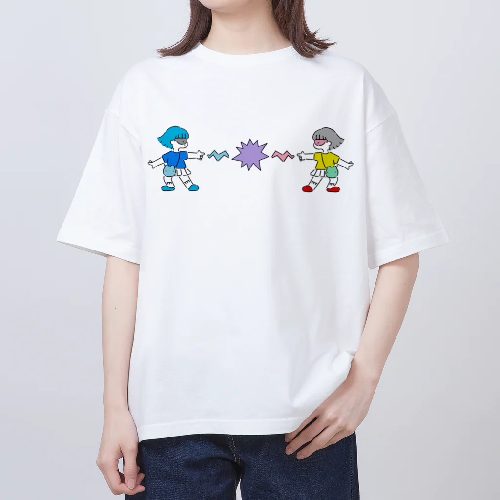 bootnoonのざらめちゃん（ばちばちっ） Oversized T-Shirt