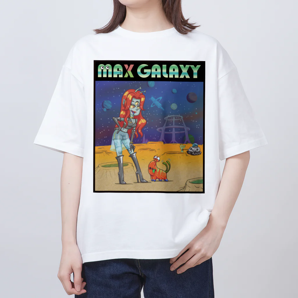 nidan-illustrationのMAX GALAXY オーバーサイズTシャツ