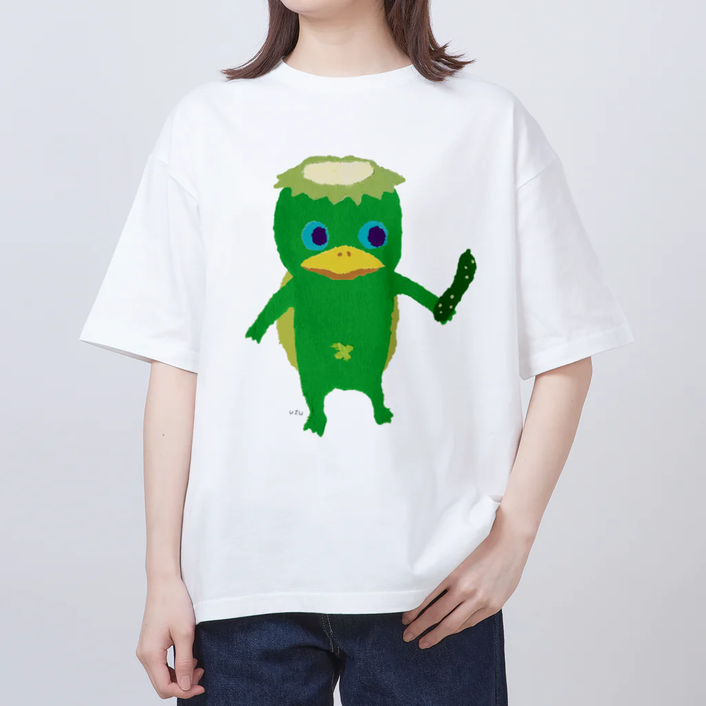 おばけ商店のおばけTシャツ＜でっかい河童＞ Oversized T-Shirt