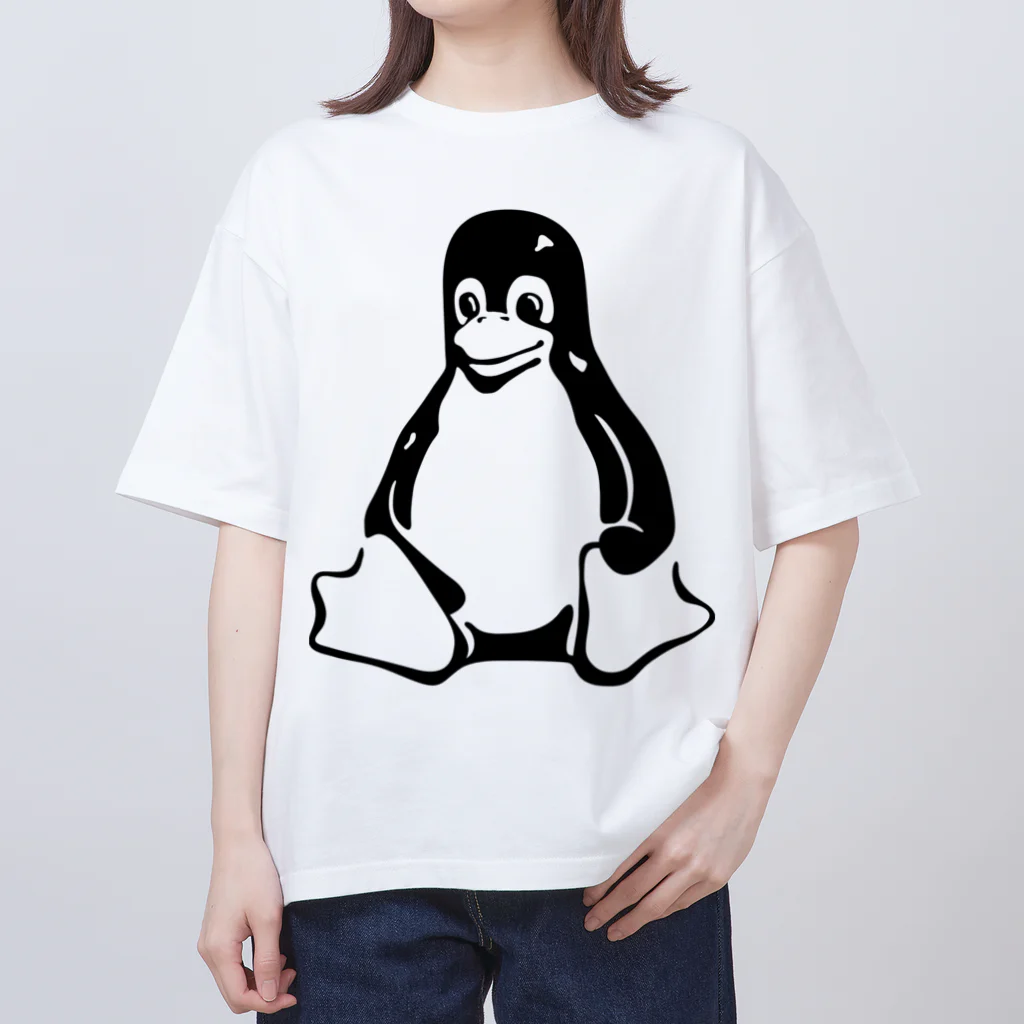 nishidemasamiのTuxくん Oversized T-Shirt