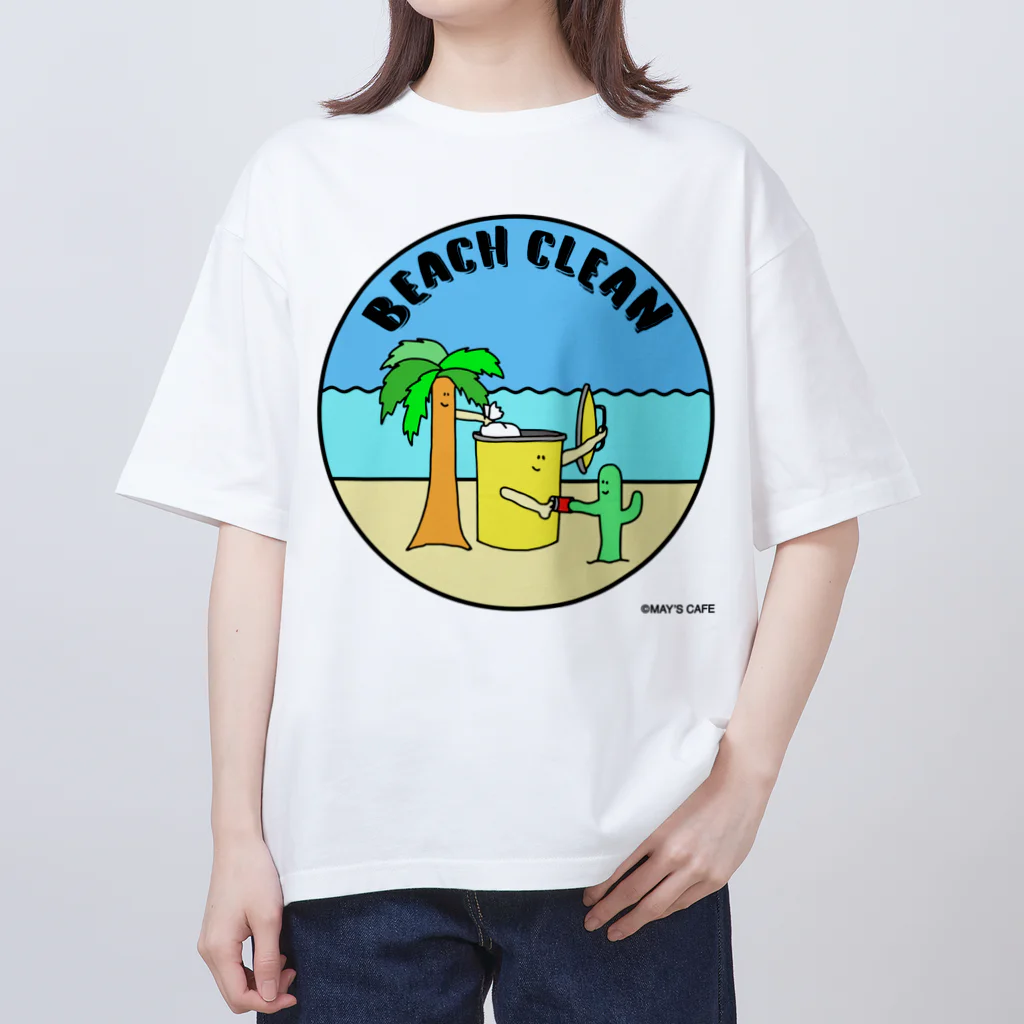 May's cafeのBEACH CLEAN オーバーサイズTシャツ