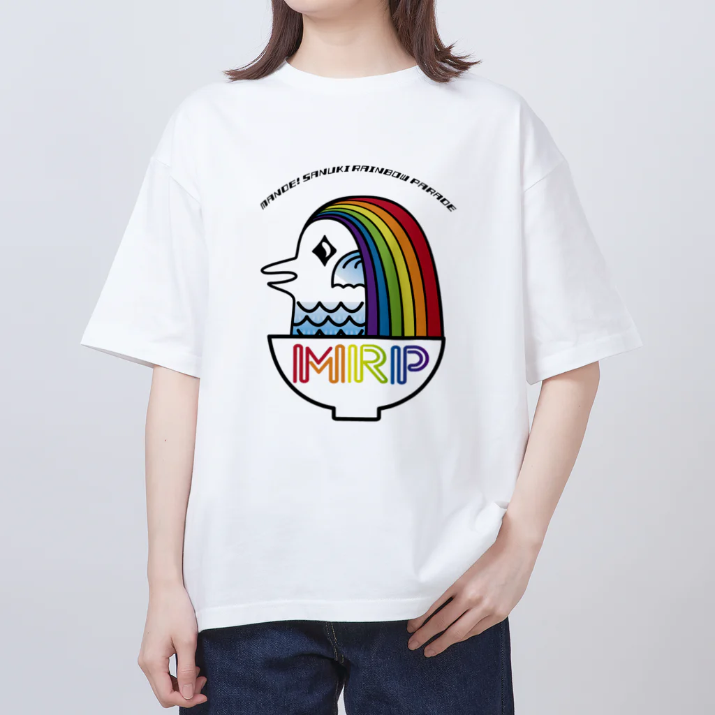 まんで！さぬきレインボーパレードのMRPアマビエ様 Oversized T-Shirt