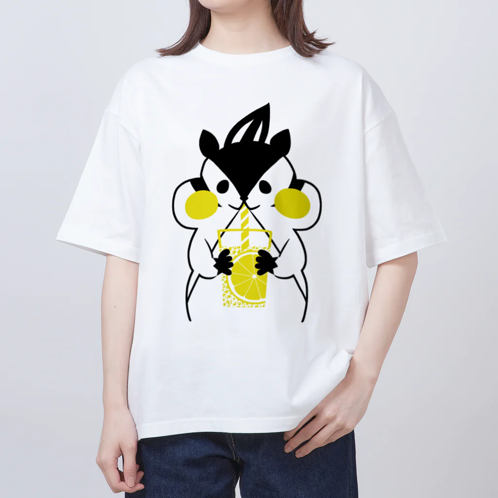 tafu tafuのレモネードしまさん オーバーサイズTシャツ