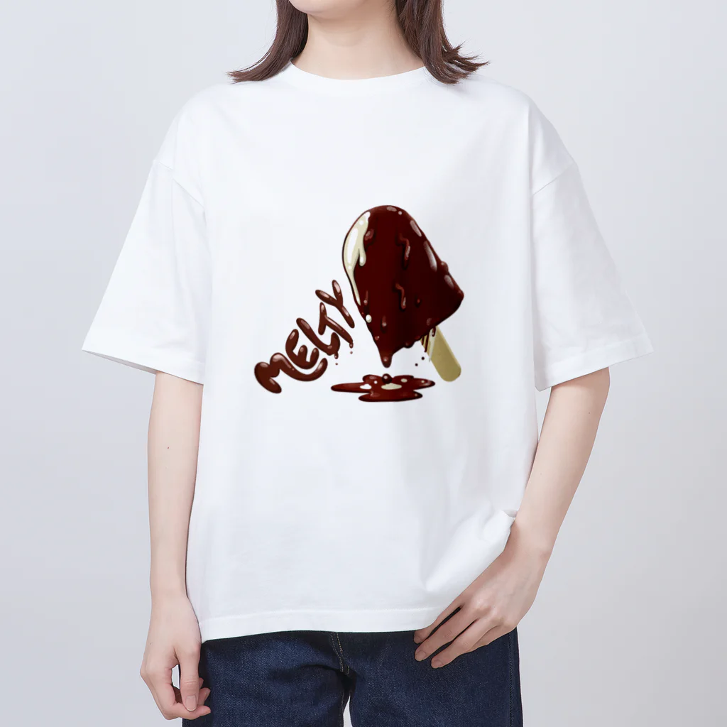 スロータイプ書店 Slowtype BooksのMELTY icecream メルティアイス 170 Oversized T-Shirt