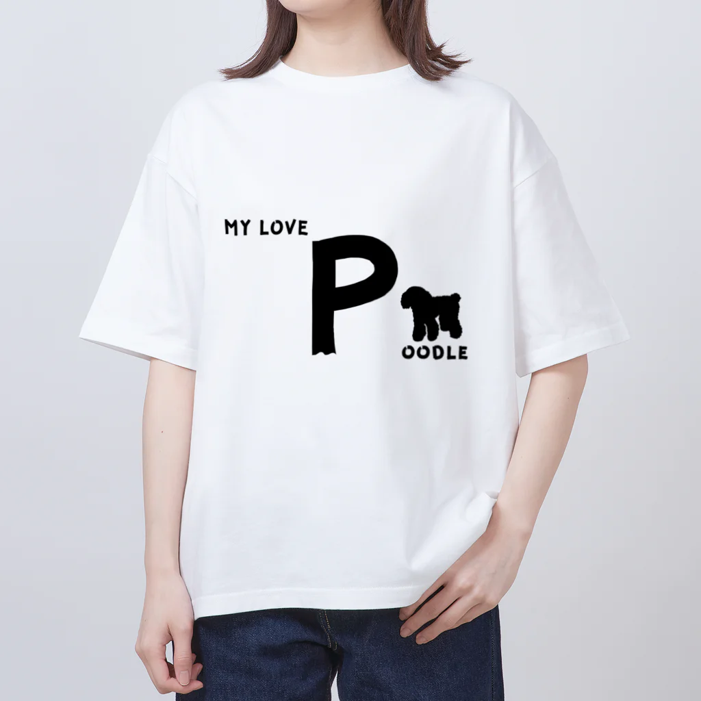 onehappinessのMY LOVE POODLE（プードル） オーバーサイズTシャツ
