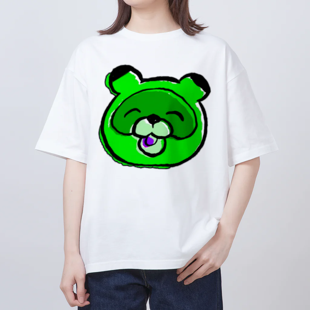 ポンポコたぬごろうのたぬごろうマークのたぬごろうスウェット Oversized T-Shirt