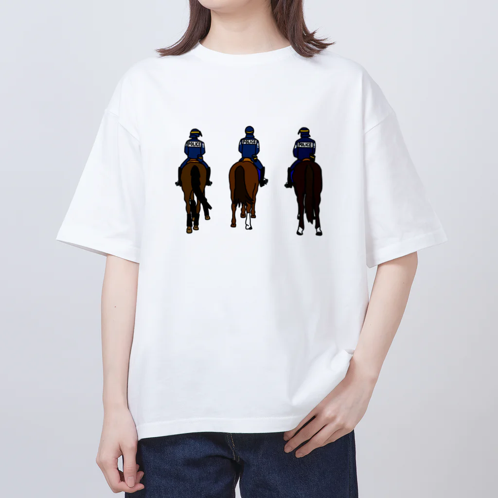 yuriekonoのフランス・パリの騎馬隊 Oversized T-Shirt