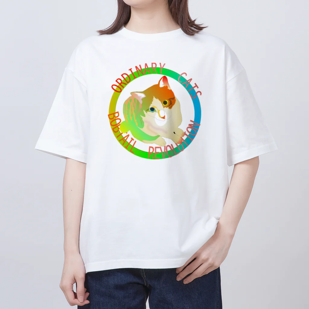 『NG （Niche・Gate）』ニッチゲート-- IN SUZURIのOrdinary Cats03h.t.(春) Oversized T-Shirt