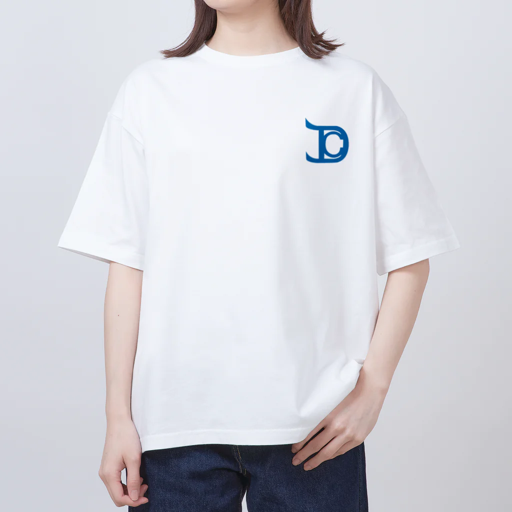 DangerousCodeの青 オーバーサイズTシャツ