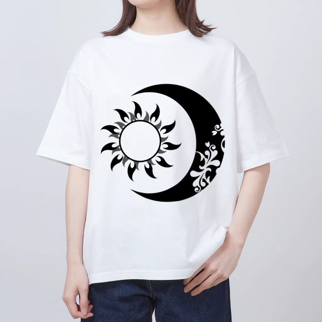 Senseの太陽と月 オーバーサイズTシャツ