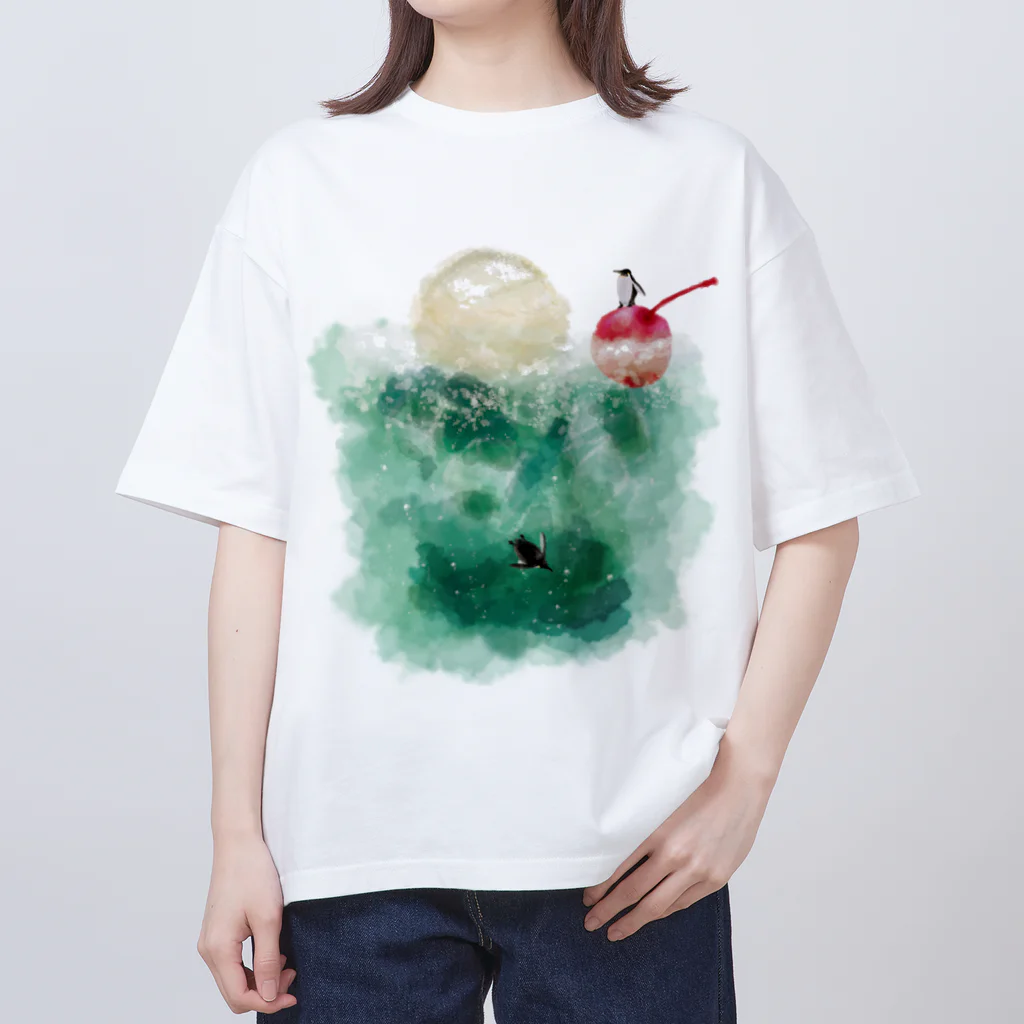 へーはちのみせのクリームソーダ Oversized T-Shirt