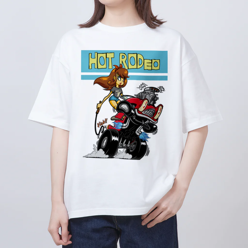 nidan-illustrationの“HOT RODeo” オーバーサイズTシャツ