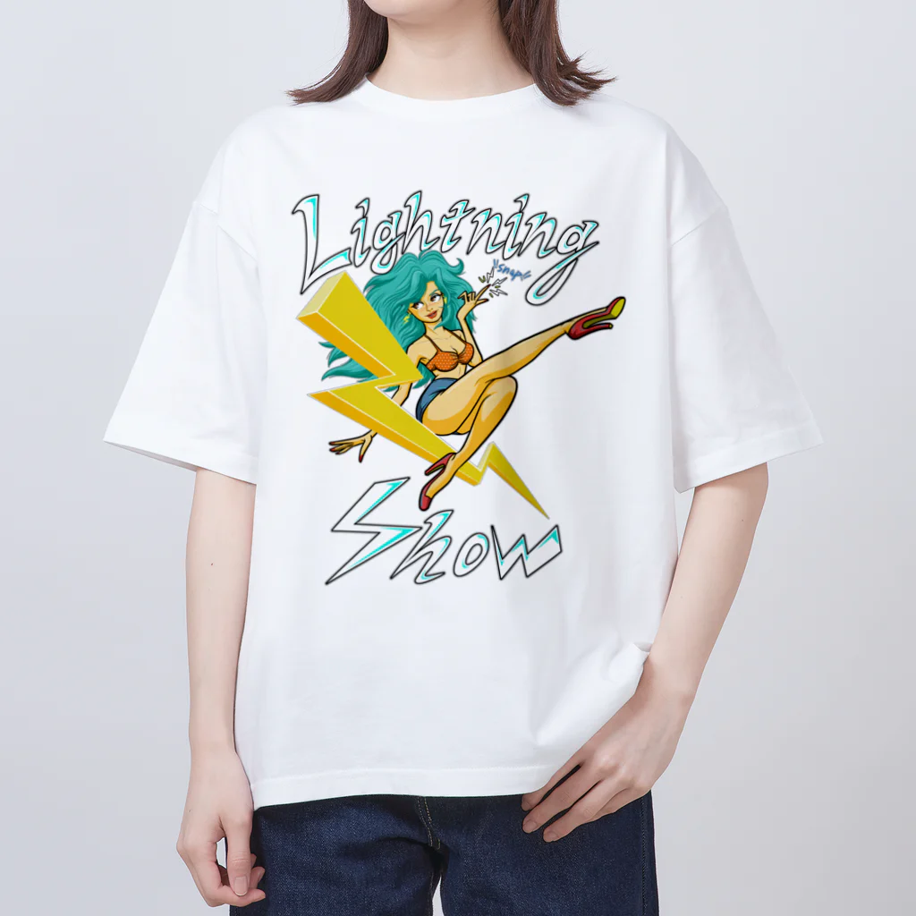 nidan-illustrationの“Lightning Show” Oversized T-Shirt