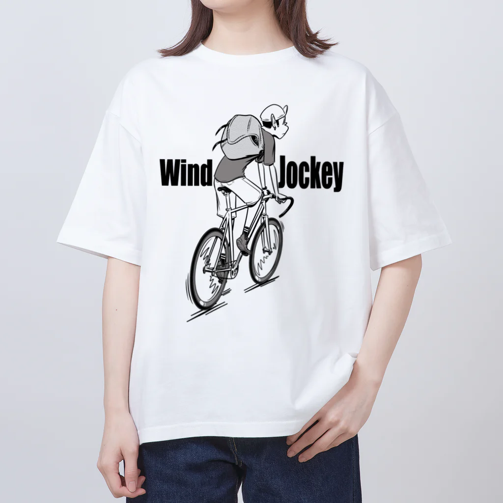 nidan-illustrationの"Wind Jockey" オーバーサイズTシャツ