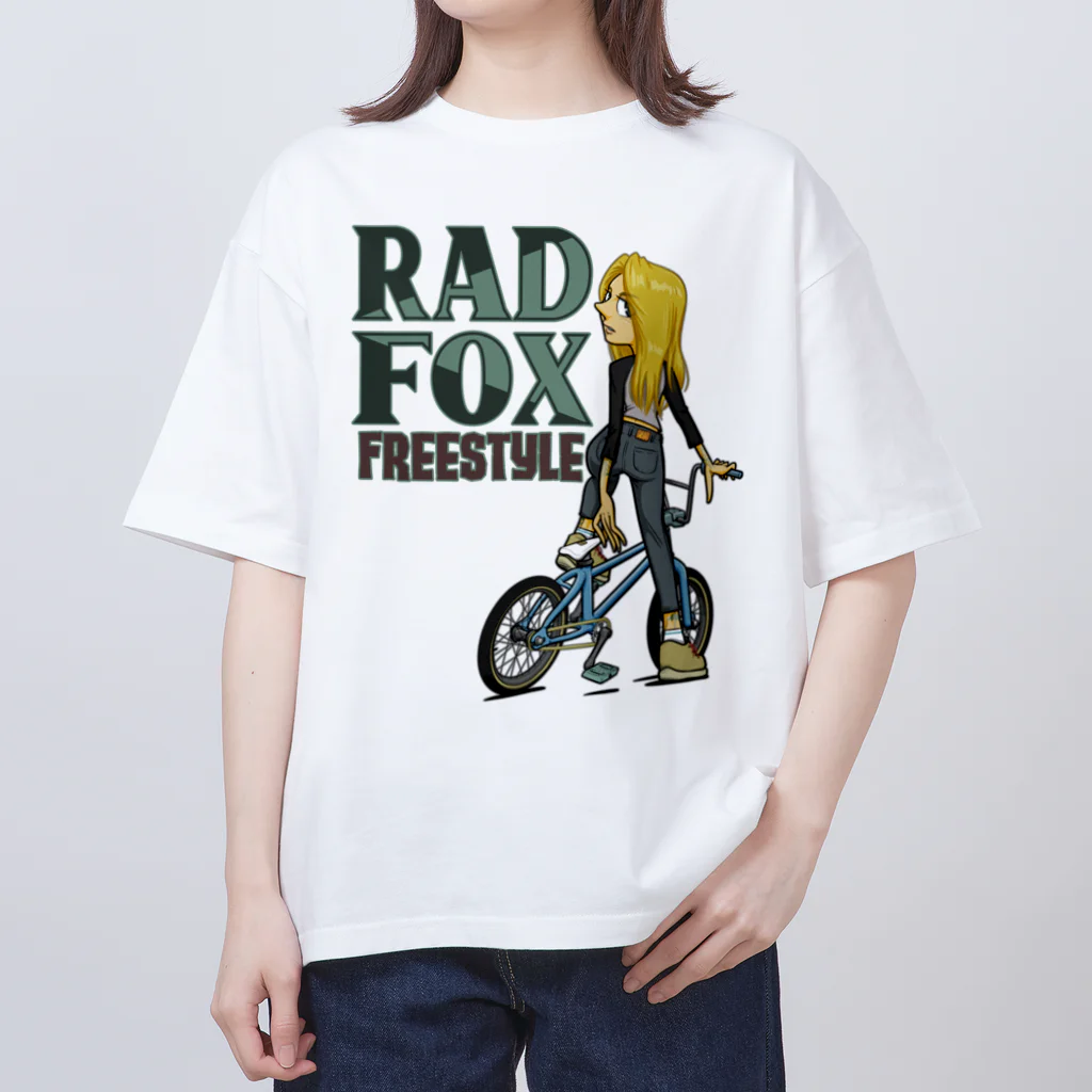 nidan-illustrationの"RAD FOX" オーバーサイズTシャツ