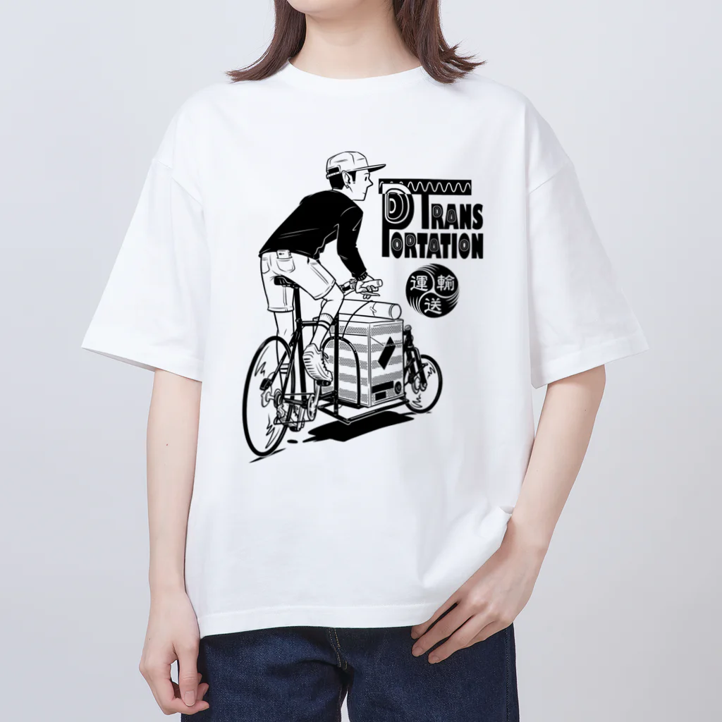 nidan-illustrationの"TRANSPORTATION" オーバーサイズTシャツ