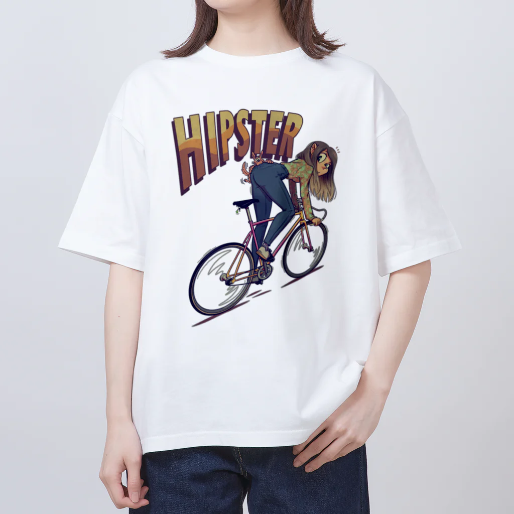 nidan-illustrationの"HIPSTER" Oversized T-Shirt