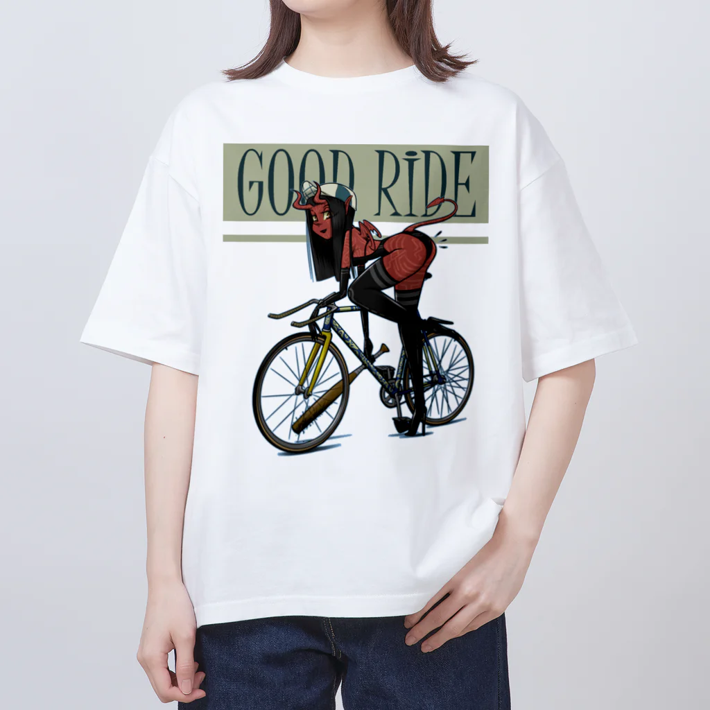 nidan-illustrationの"GOOD RIDE" Oversized T-Shirt