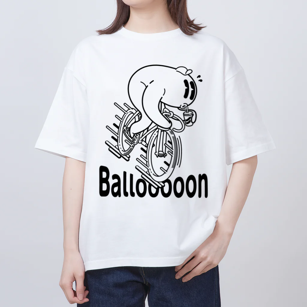 nidan-illustrationの"Ballooooon" #1 オーバーサイズTシャツ