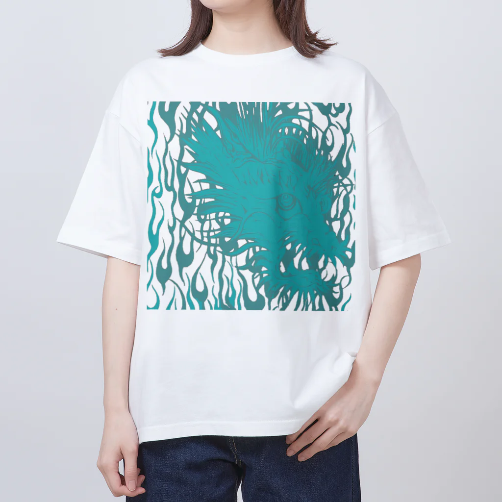 UNchan(あんちゃん)    ★unlimited★のドラゴンヘッドくん   #0001 Oversized T-Shirt