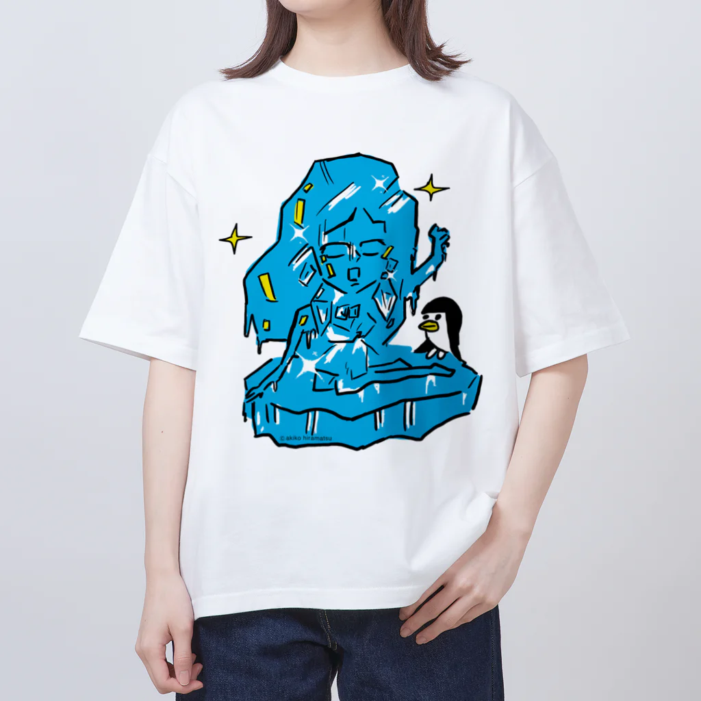 Akiko Hiramatsuのキャンディとペンギン オーバーサイズTシャツ