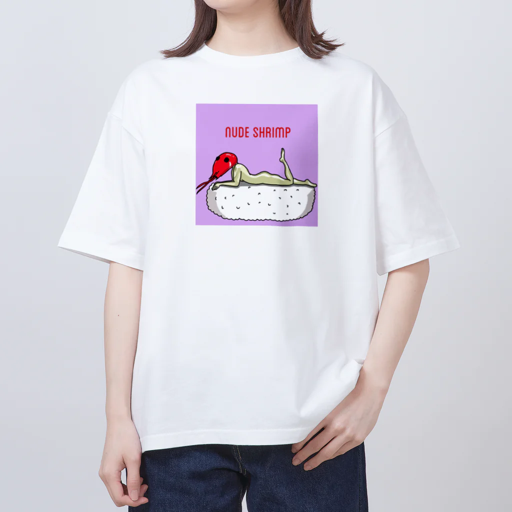 human cookのnude shrimp オーバーサイズTシャツ