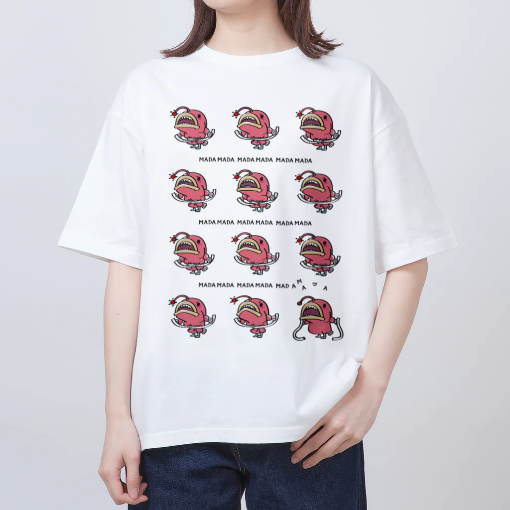 イラスト MONYAAT のCT115 海の底のあんこ姫*まだまだいける*ミニミニ Oversized T-Shirt