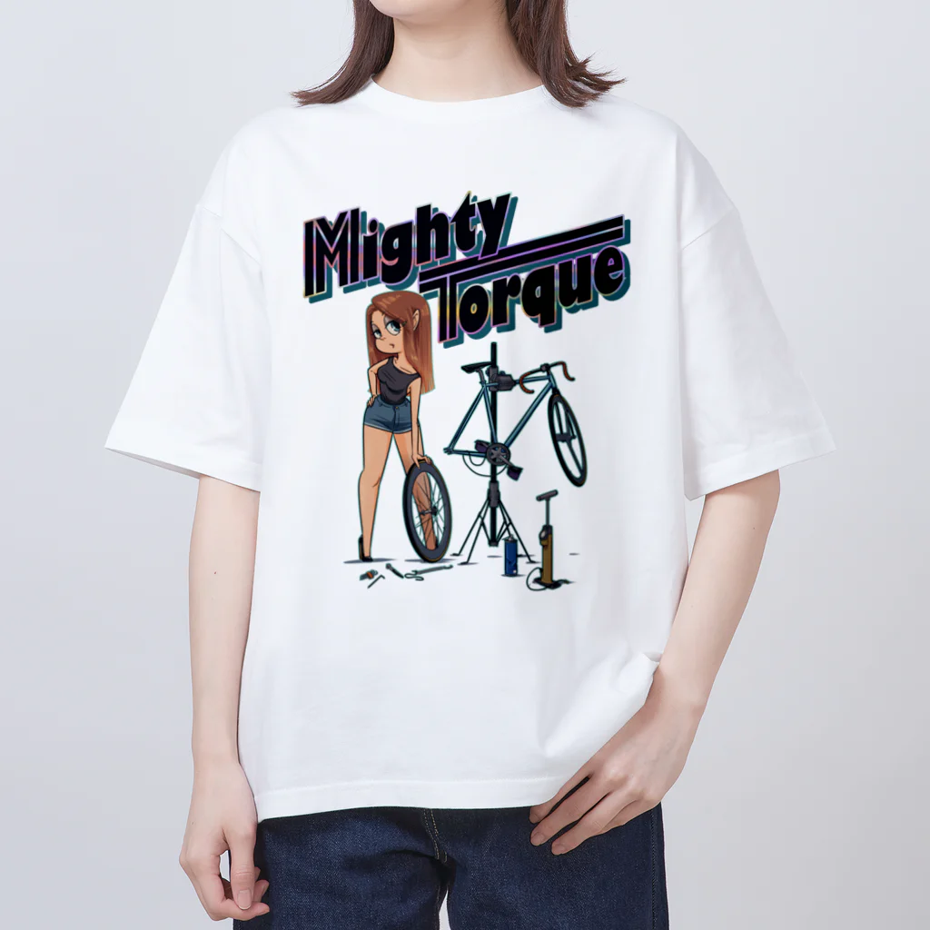 nidan-illustrationの"Mighty Torque" オーバーサイズTシャツ