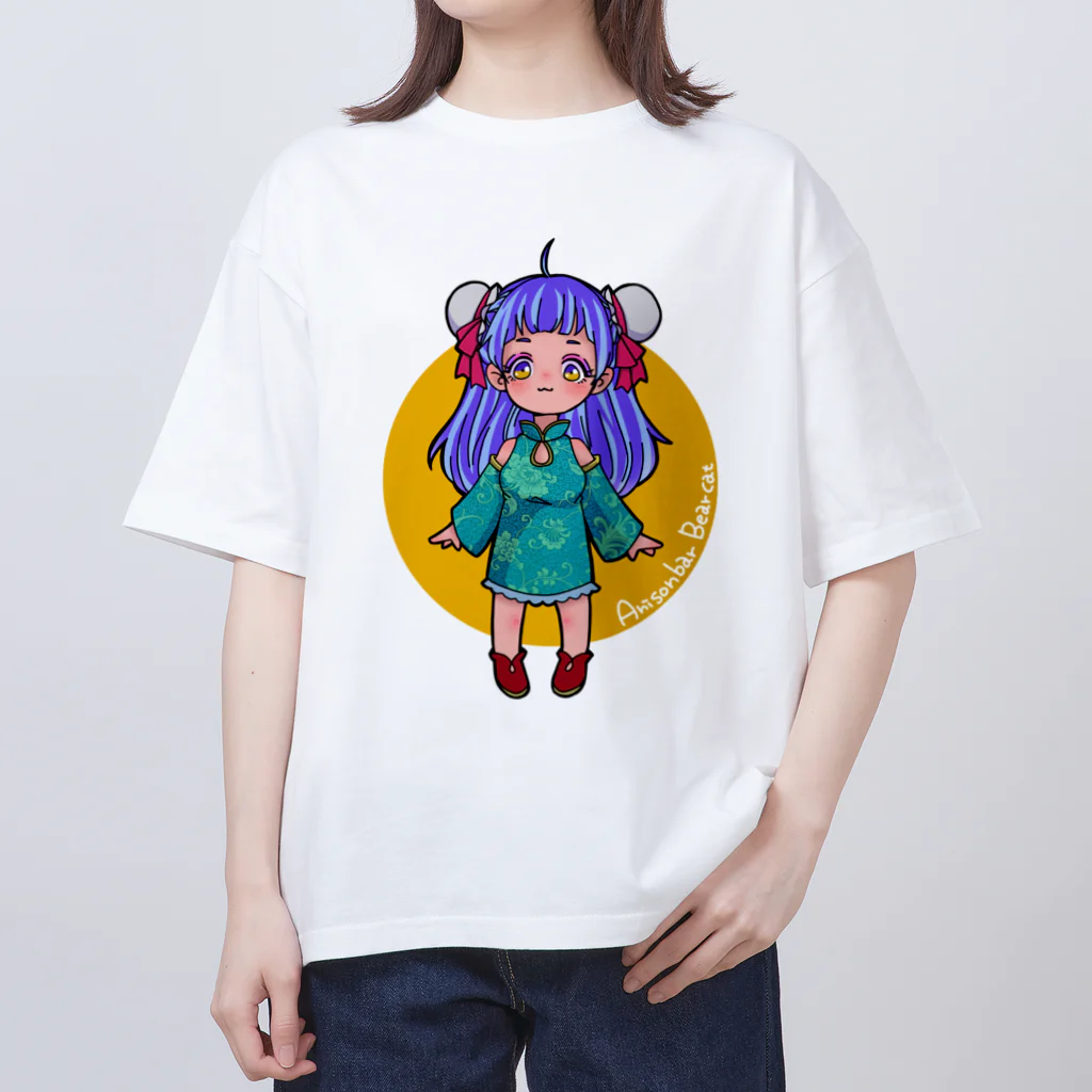 あにそんば〜べあきゃっとのパーフーTシャツ オーバーサイズTシャツ