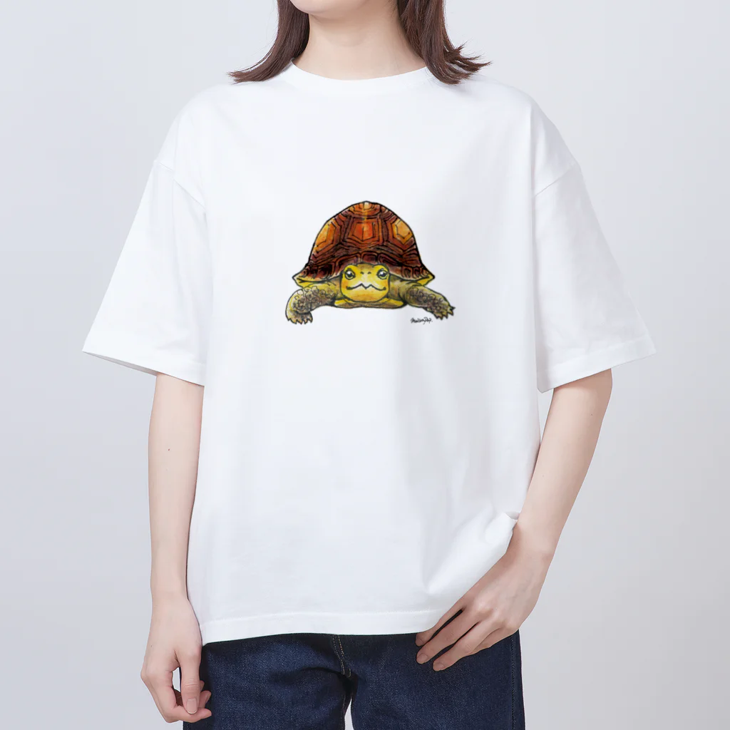 めろんぽっぷのお店だよのセマルハコガメ Oversized T-Shirt