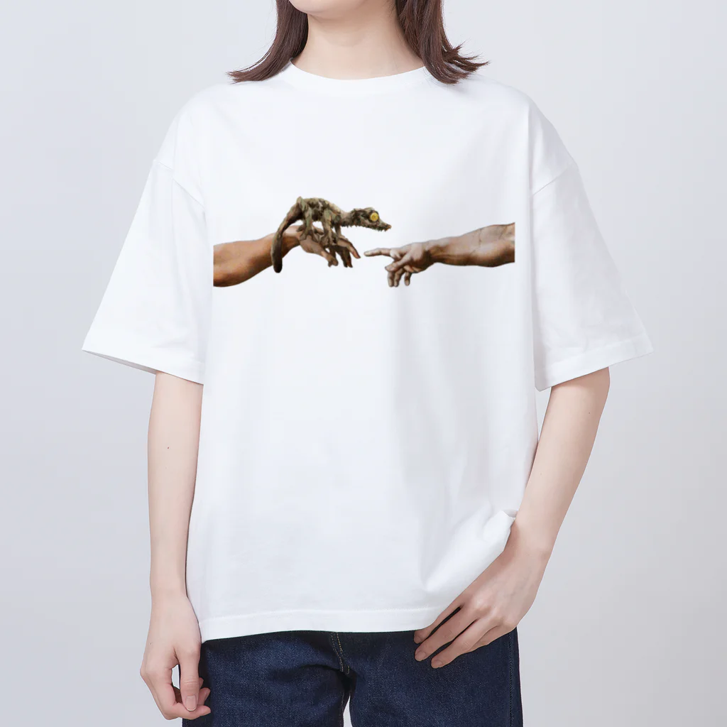 HermannStrasseのミケランジェロとフリンジヘラオヤモリ Oversized T-Shirt